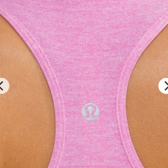 Lululemon Cool Racerback Tank Heathered Smoky Rose Size 4 - Picture 4 of 10